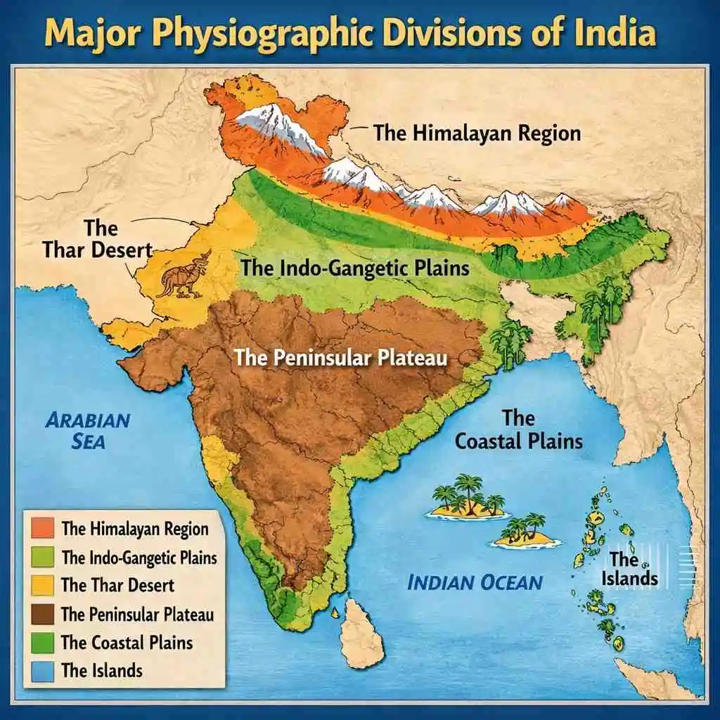 Major Physiographic Divisions of India